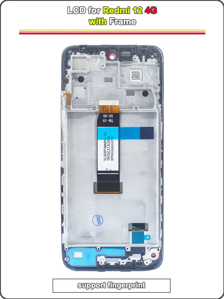 Display LCD da 6,79 pollici per Redmi 12 4G, gruppo di ricambio digitalizzatore touchscreen per Redmi 12 4G 23053RN02A 23053RN02Y