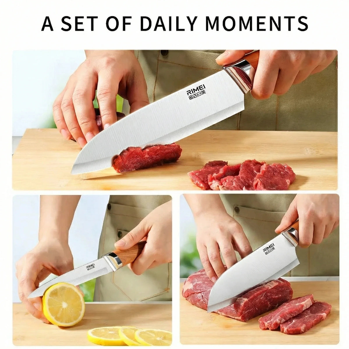Coltello da cucina professionale per uso domestico – coltello multiuso per affettare, coltello da chef, coltello per frutta, utensili per la casa e per ristoranti.