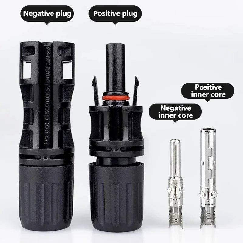 600/400/200/100/40/20/10 pezzi Kit connettori solari fotovoltaici 1000V 30A Connettori Solor da pannello per cavo fotovoltaico/MC 2,5/4/6mm2