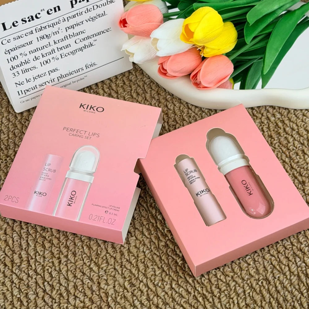 Gloss e scrub labbra KIKO Milano, varianti set