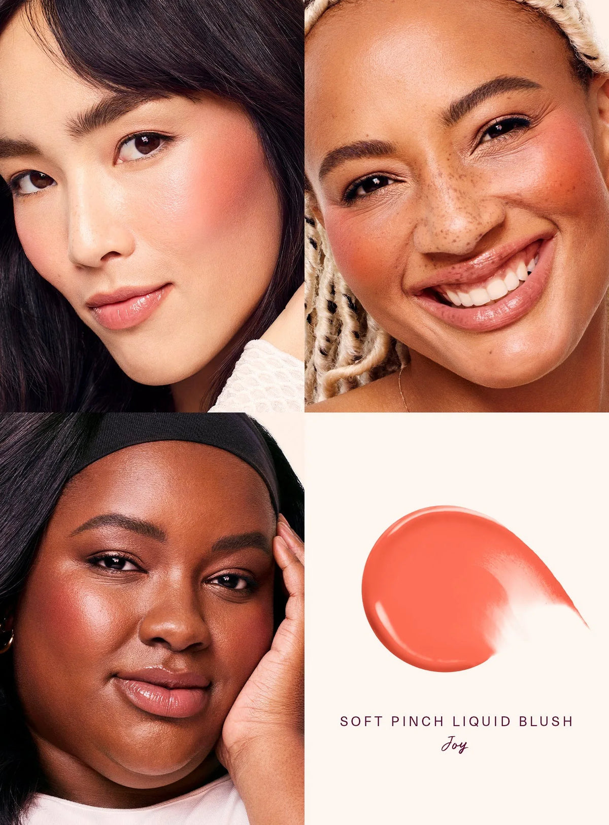 Rare Beauty Soft Pinch Tinted Lip Oil, Lip Gloss Delight, Hope, Happy, Wonder, Blush Liquido, Cosmetici per Viso e Occhi