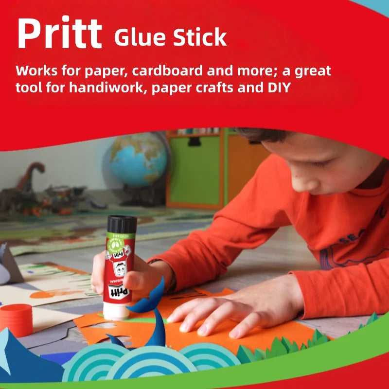 Colla in stick Pritt originale, atossica, lavabile, sicura per bambini, per arti e mestieri