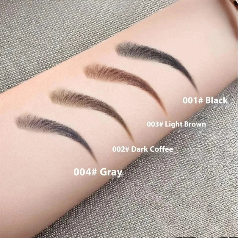 Matita per Sopracciglia Professionale a Doppia Punta con Pennello, Impermeabile, Resistente alle Macchie, Colore Naturale, Facile da Applicare, Eyeliner per Donne, Penna per il Trucco delle Sopracciglia