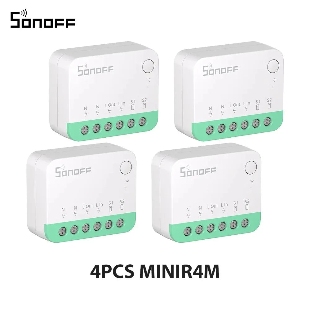 SONOFF MINI R4 Matter MINIR4M Matter Relè Sonoff Mini R4 Extreme Wifi Smart Switch Matter Alice Smart Home Control Alexa Google