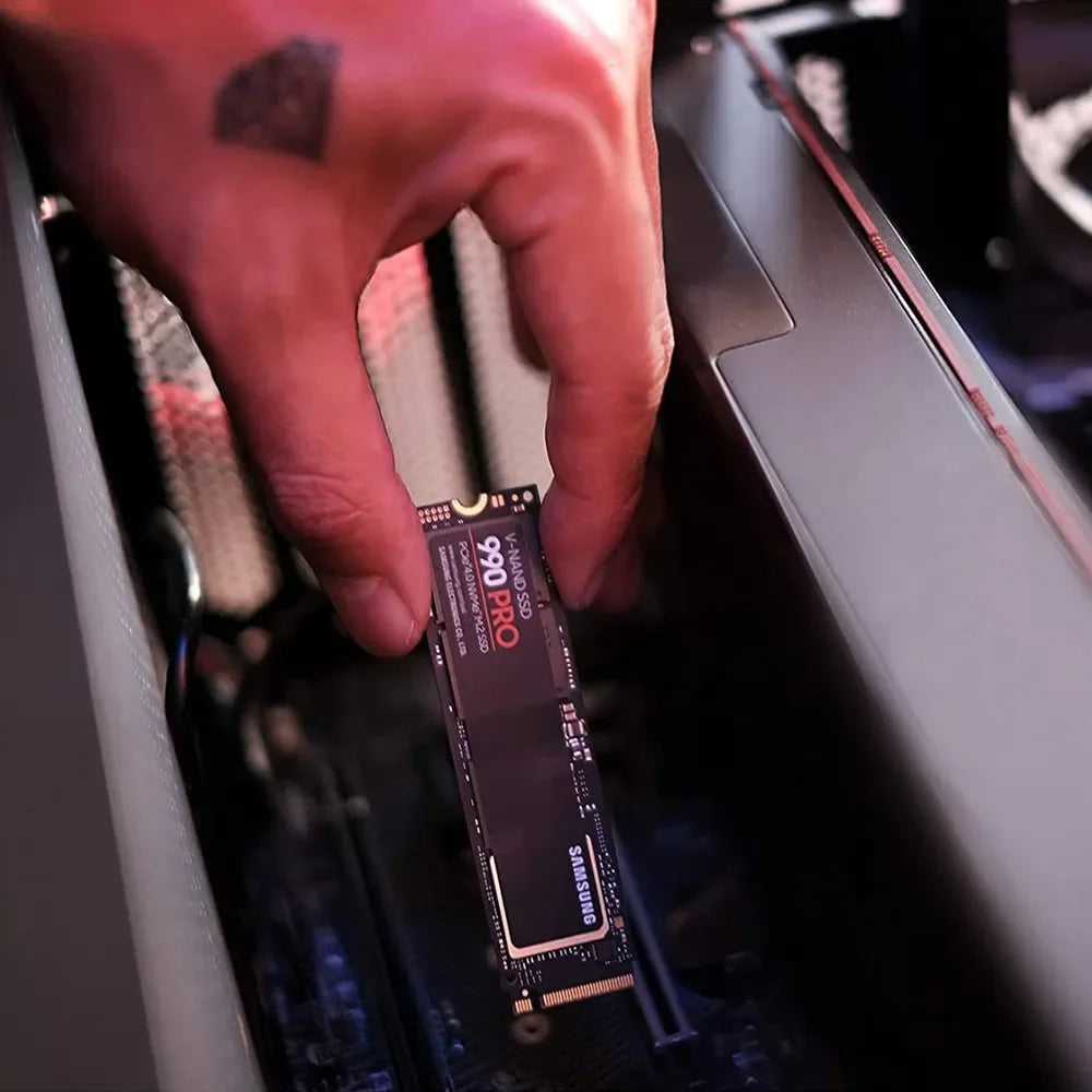 SAMSUNG 990 PRO con dissipatore di calore SSD 1TB 2TB 4TB PCIe Gen 4.0x4 Unità a stato solido NVMe 2.0 M.2 2280 SSD interno per laptop desktop