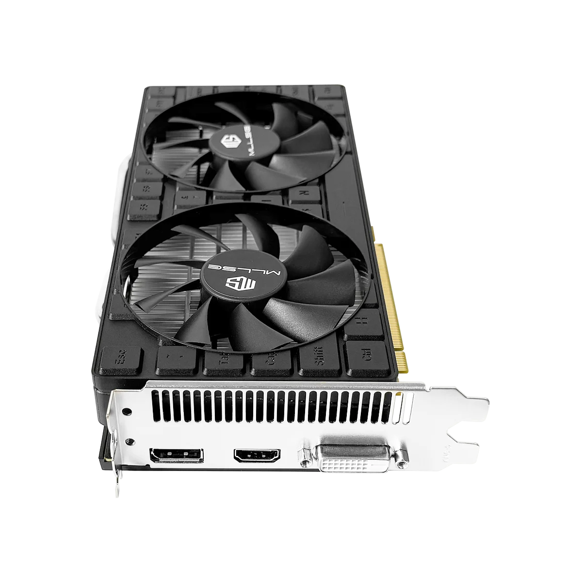 Scheda Video da Gioco MLLSE RX 580 8GB 2048SP GDDR5 256Bit 6Pin PCI Express 3.0 × 16 AMD Radeon GPU RX 580 8G