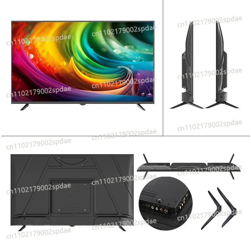 Televisore Smart ad Alta Definizione per Uso Domestico, Display HDR10 da 32 Pollici Stabile con Funzione di Connessione Wireless Multipla