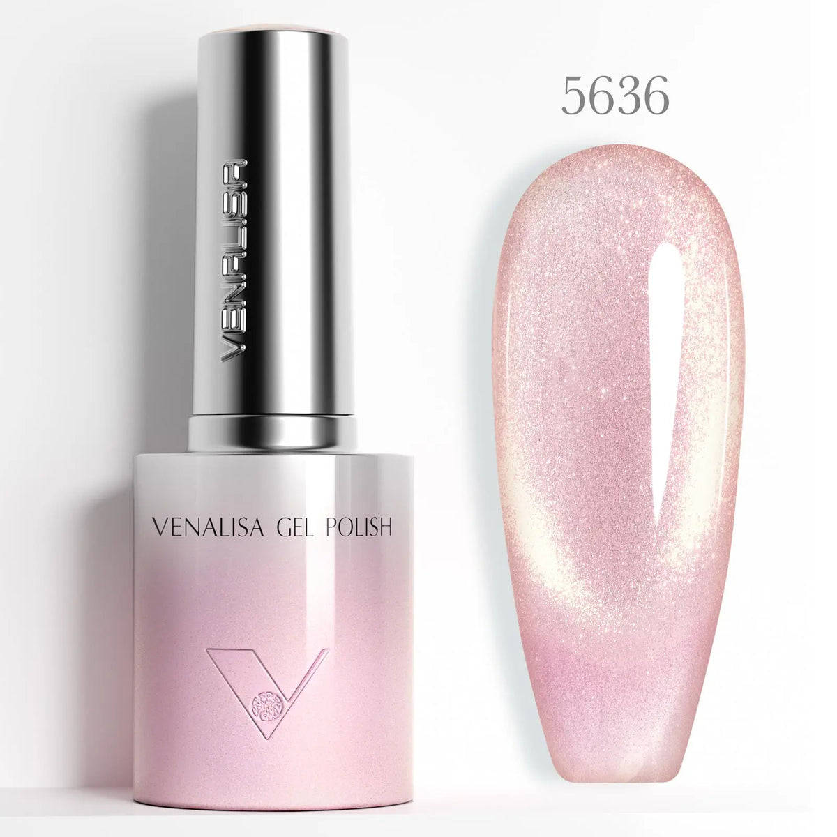 Venalisa 10ml Smalto Gel Effetto Occhio di Gatto Ultra Senza HEMA e TPO, Soak Off UV LED Lunga Durata, Brillante e Scintillante