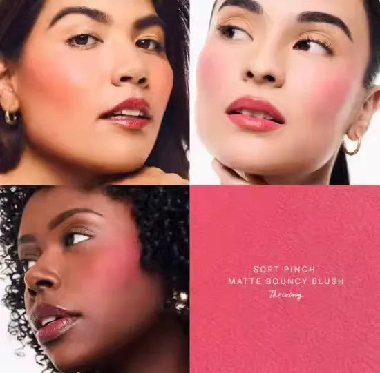 Rossetto Liquido Soft Pinch di Rare Beauty, Non Appiccicoso, Lunga Durata, Non Sbiadisce, Effetto Patate Purè, Colori Delight, Hope, Happy