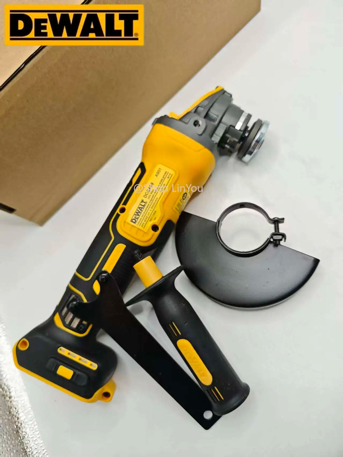 Smerigliatrice angolare a batteria DEWALT DCG409, macchina da taglio con motore brushless da 20 V, 9000 giri/min, lucidatrice portatile da 125 mm, utensile elettrico.