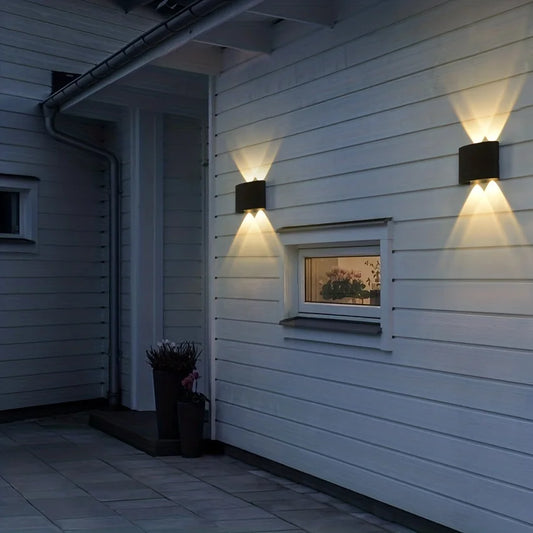 Lampada da parete a LED per esterni Impermeabile IP66 Lampada da parete per interni 4W Luci da giardino Camera da letto Soggiorno Illuminazione scale