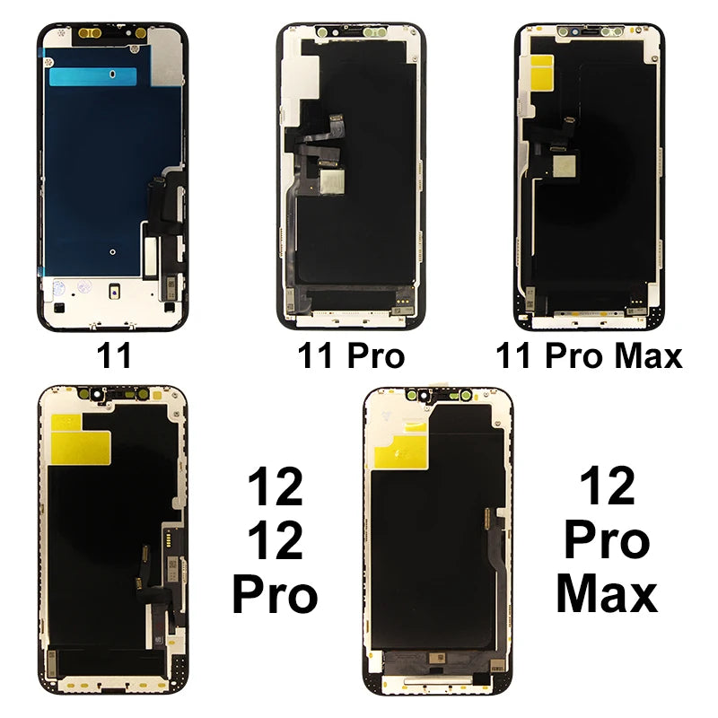 Scelta per iPhone 12 Pro Max 13 14 Plus 15 PRO Display Digitzer OLED per X XS 11 12 13 Pro MAX 12 Mini Display 13 Mini LCD