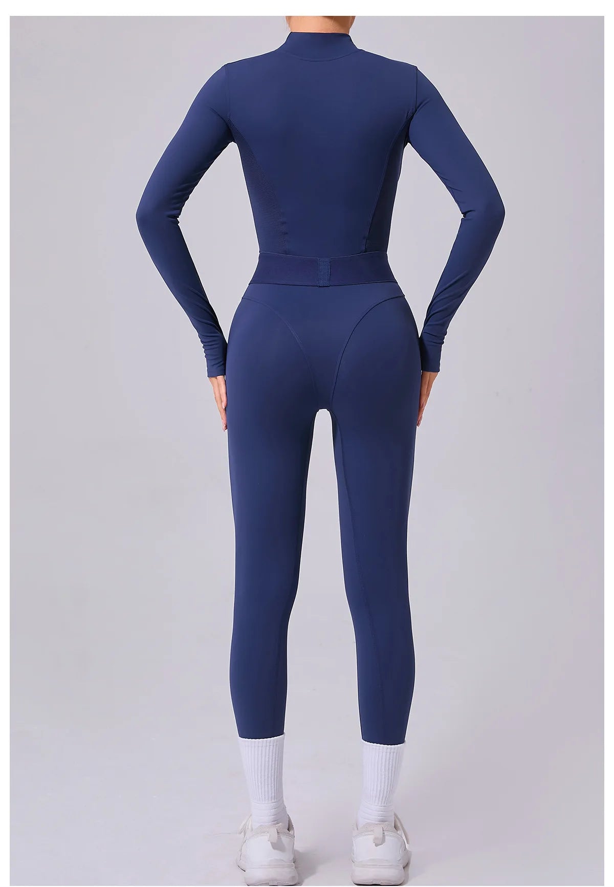 Tuta da donna Set da yoga Tuta intera Pagliaccetti femminili Abbigliamento da yoga ad asciugatura rapida Tute da allenamento Tuta sportiva a maniche lunghe