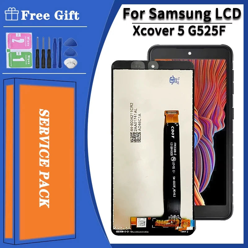 5.3 "IPS LCD Per Samsung XCover 5 G525 G525F, G525F/DS Display LCD Touch Screen Digitizer X Cover 5 Display Assemblea