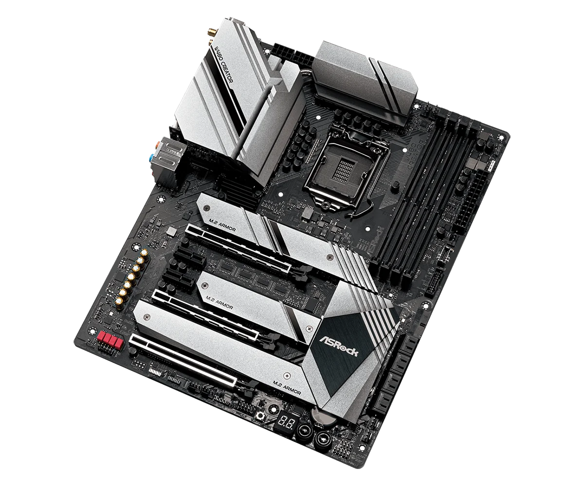 Scheda madre ASRock W480 Creator ATX Intel W480 LGA1200 DDR4 SATA3 WIFI HDMI SPDIF Audio NUOVO per 10/11th Processori Intel Core