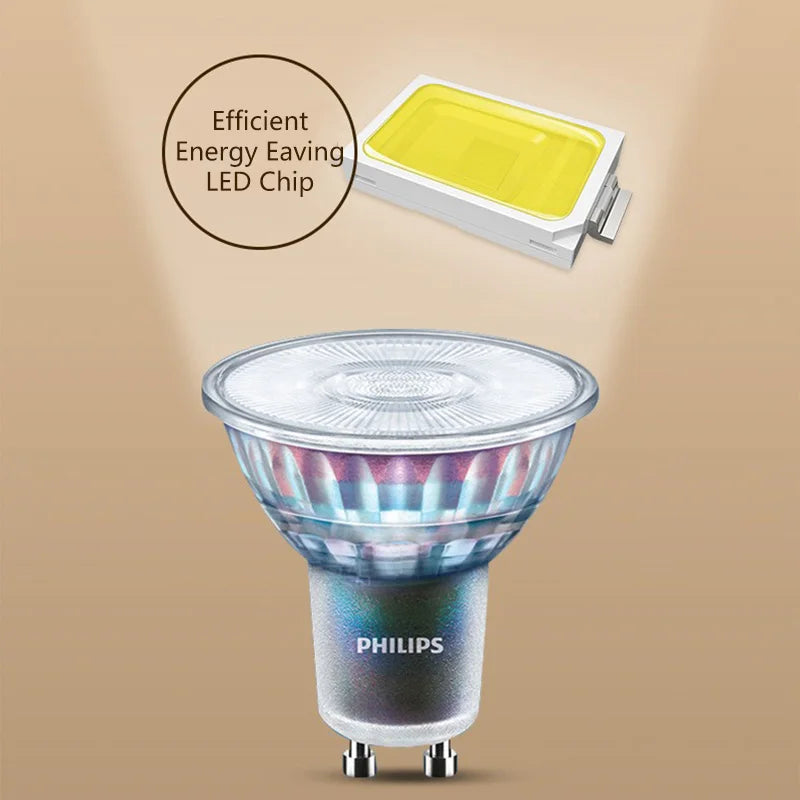 Faretto Philips Essential LED GU10 PAR16 Classic 4,6W (=50W alogeno) 220-240V Lampadine 36 ° Lampade da incasso a LED bianche di grado