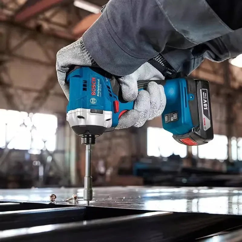 Bosch GDR 18V-215 Avvitatore a Impulsi Brushless 18V 215Nm Alta Coppia Cacciavite Elettrico Senza Fili Utensile Elettrico Professionale