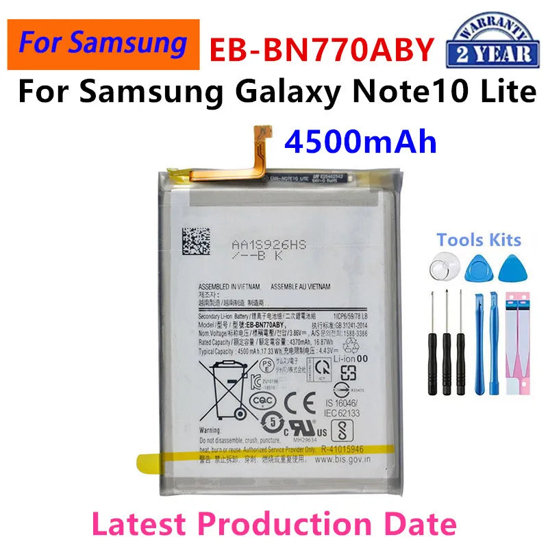 Batteria EB-BN970ABU BN920ABE BN965ABU BN920 BN950 per Samsung Galaxy Note X 5G/Note 10 Lite/Note 9 8 7 Note FE/Note 5
