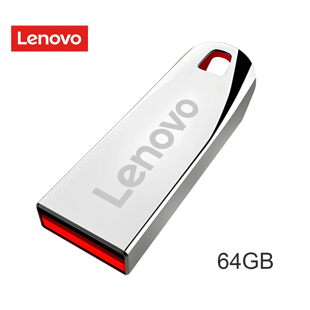 Lenovo, unità SSD portatile ad alta velocità, chiavetta USB da 1 TB, 512 GB, 256 GB, memoria USB da 128 GB, 64 GB, unità flash USB per smartphone, laptop e PC.