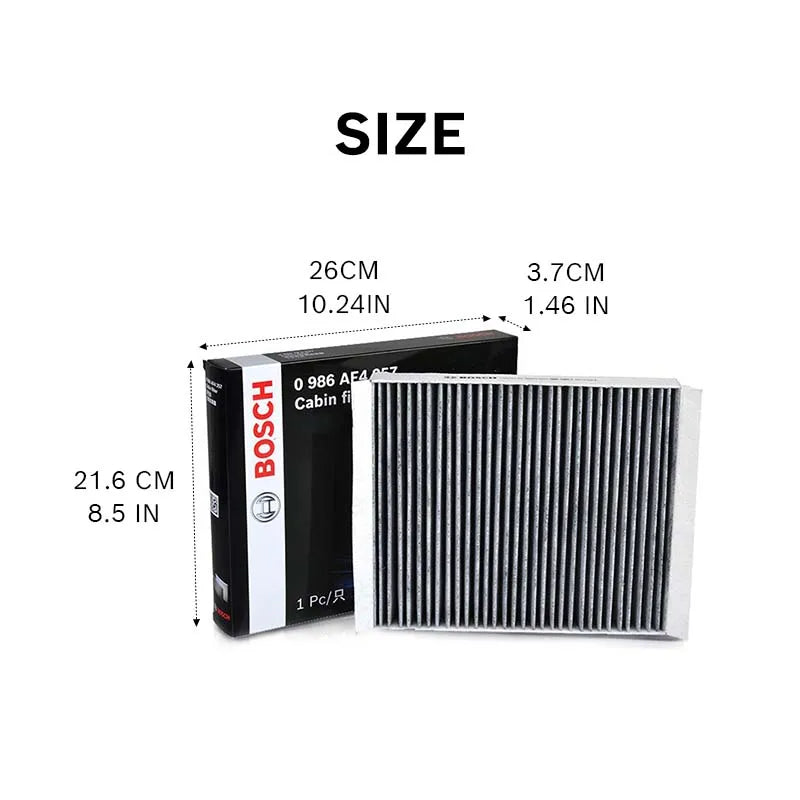 Filtro abitacolo attivato Bosch AF4257 per Opel/Vauxhall Astra Insignia Meriva; per Chevrolet Cruze Captiva【OE:1808246,52420930】