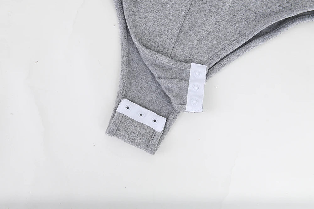 Body con colletto alla coreana con cerniera Donna Manica lunga Spazzolato Abiti invernali con fondo Sexy Streetwear Body Shaper Body pancia piatta