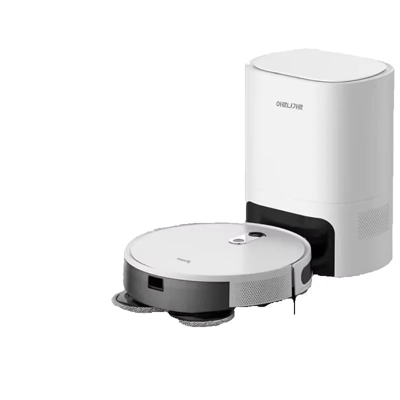 Arnagar S10 Robot Aspirapolvere e Lavapavimenti Intelligente con Telecomando, Svuotamento Automatico, Controllo tramite App, 12000Pa, Vslam, 5200Mah, Basso Rumore per Tappeti