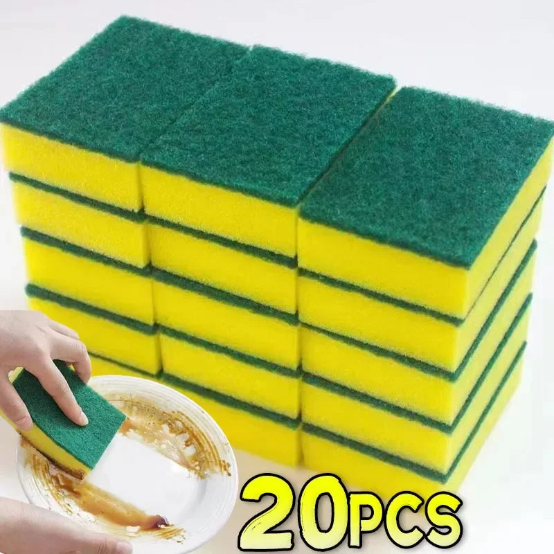 50/2 pz Cucina Lavapiatti Spugna Morbida Assorbente Pulito Strofinare Pentola Ruggine Spugnetta Rimozione Kit Spazzola Per La Pulizia Della Casa spugna
