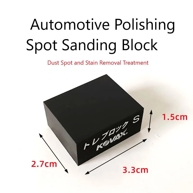 33mm/27mm Giappone ATPRO Palmare Kit di blocchi di molatura Kit di strumenti per lucidatura superficiale di vernice per auto Supporto carta vetrata autoadesiva grana 800