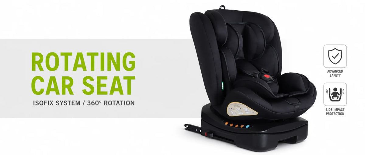 Seggiolino Auto per Bambini ISOFIX 360 ° Seggiolino di sicurezza per bambini orientabile in avanti e all'indietro, approvato ECE R129 i-Size, per bambini da 0 a 12 anni.