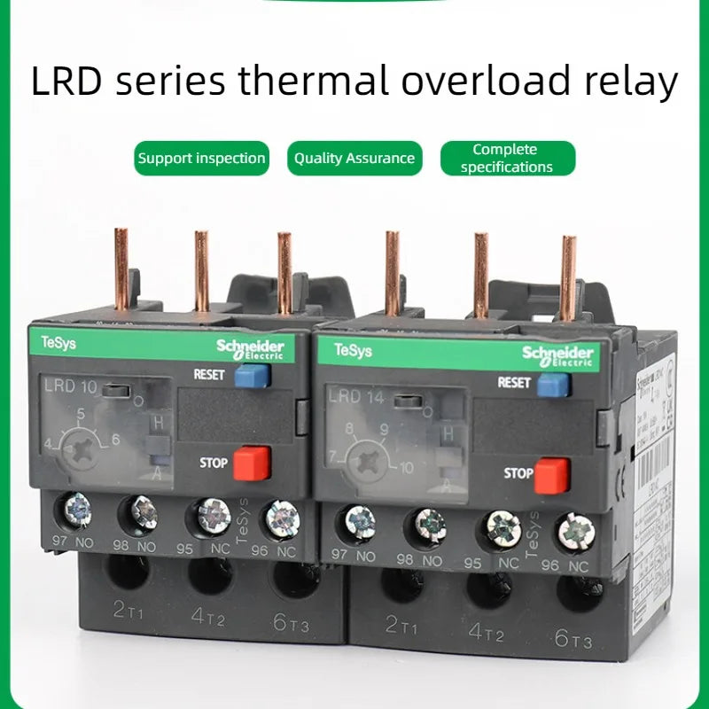 Relè Schneider Electric LRD01/3/5/6/7/8/10/12/14/16/21/22/32C, Relè di Sovraccarico Termico LAD7B106C