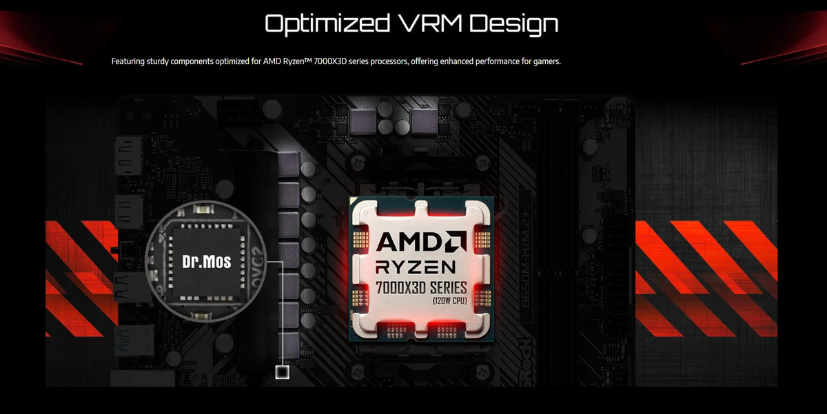 ASROCK B650M-H/M.2+ Nuova scheda madre, AM5, LGA 1718, AMD B650, Micro ATX, DDR5, PCIe 4.0 M.2, LAN, 6+1+1 Fasi di alimentazione