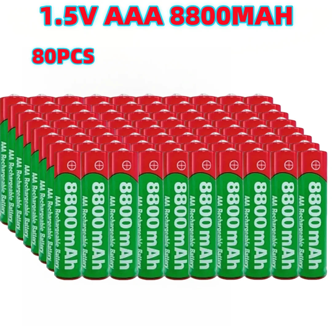 NUOVA batteria ricaricabile da 8800 mAh Batteria di alcalinità AAA Batteria AAA da 1,5 V per orologi Mouse Computer Giocattoli così via