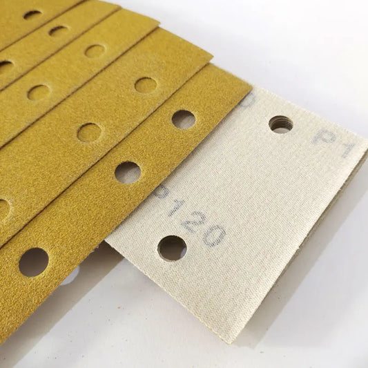 Festool Levigatrici Smerigliatrice Carta Vetrata 95x180mm Foglio di floccaggio autoadesivo rettangolare con gancio giallo per la molatura
