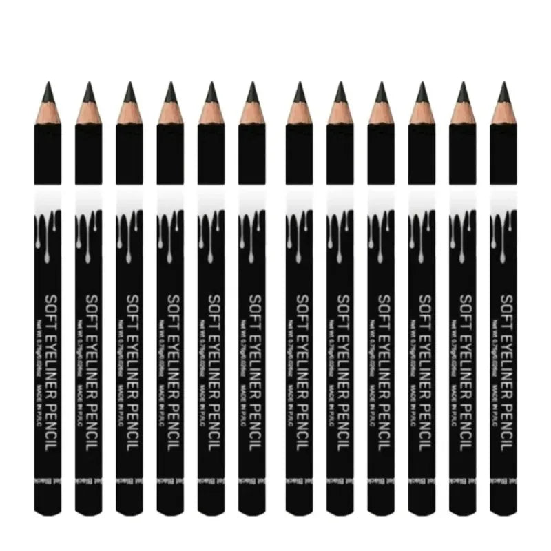 1/12 pezzi Eyeliner Bianco per Trucco Occhi, Lunga Durata, Facile da Applicare, Illuminante per Occhi, Impermeabile, Matite Eyeliner alla Moda, Strumenti per il Trucco degli Occhi