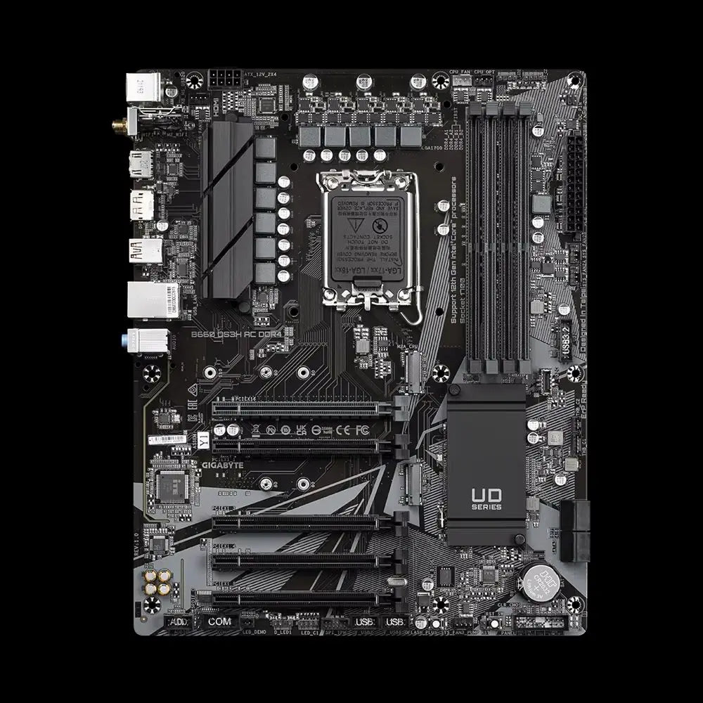 Scheda Madre Gigabyte B660 DS3H AC DDR4 LGA1700 Intel B660 DDR4 128GB M.2 SATA 3.0 ATX Supporta CPU 14900T 13900 1290 13700 14400