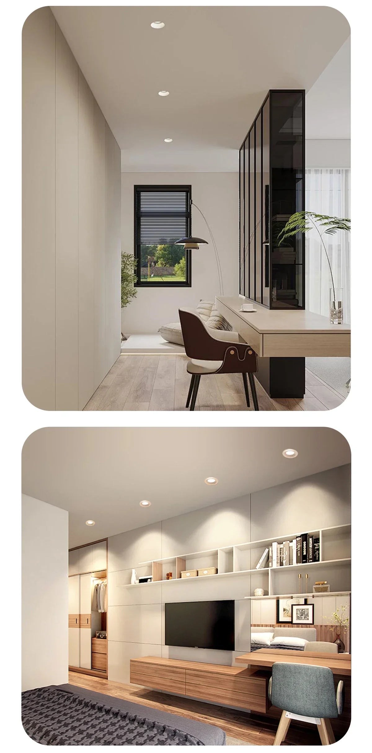 6Pack 24W 17W 14W 10W 6W Bianco Rotondo Da Incasso Led Da Incasso Luce di Pannello 110V 220V Caldo Freddo illuminazione Foyer Studio Casa Interno