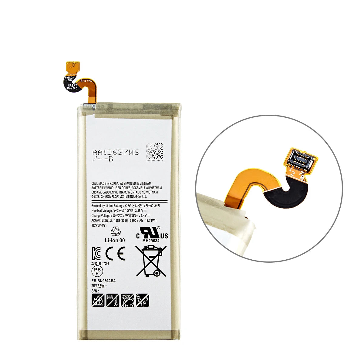 Batteria EB-BN970ABU BN920ABE BN965ABU BN920 BN950 per Samsung Galaxy Note X 5G/Note 10 Lite/Note 9 8 7 Note FE/Note 5