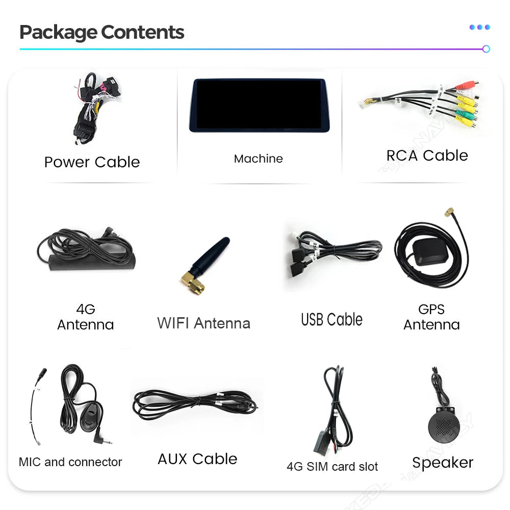 Mekede 10.25/12.3 pollici QLED Android 14 Snapdragon 128GB ROM CarPlay Wireless Auto Multimedia per BMW Serie 5 E60 E61 E62 E63 E64 Sistema CCC CIC Navigazione GPS Doppio BT 4G WiFi DSP