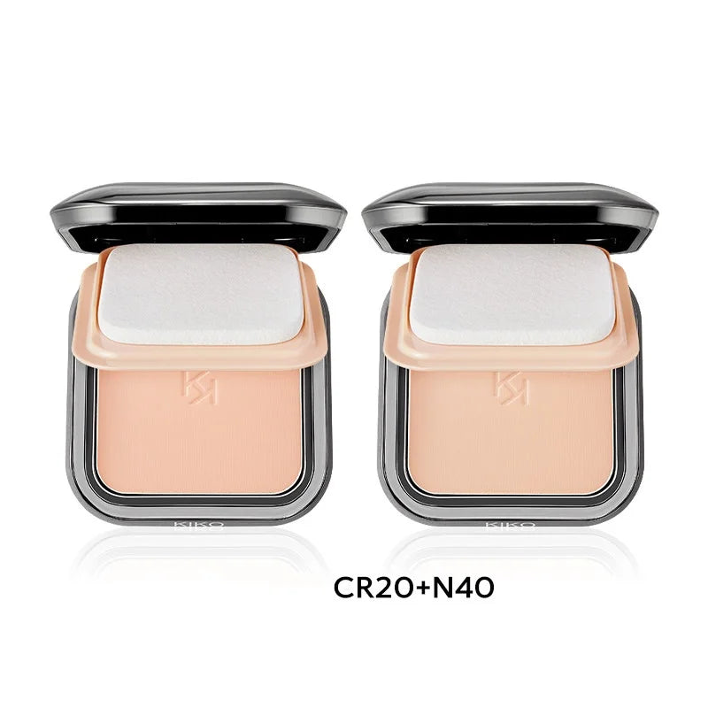 KIKO Milano 3D Hydra Lip Gloss & Wet Dry Powder Foundation, Effetto Volumizzante, Lucentezza a Specchio, Idratante, Non Appiccicoso, Effetto Vetro, Trucco Liscio