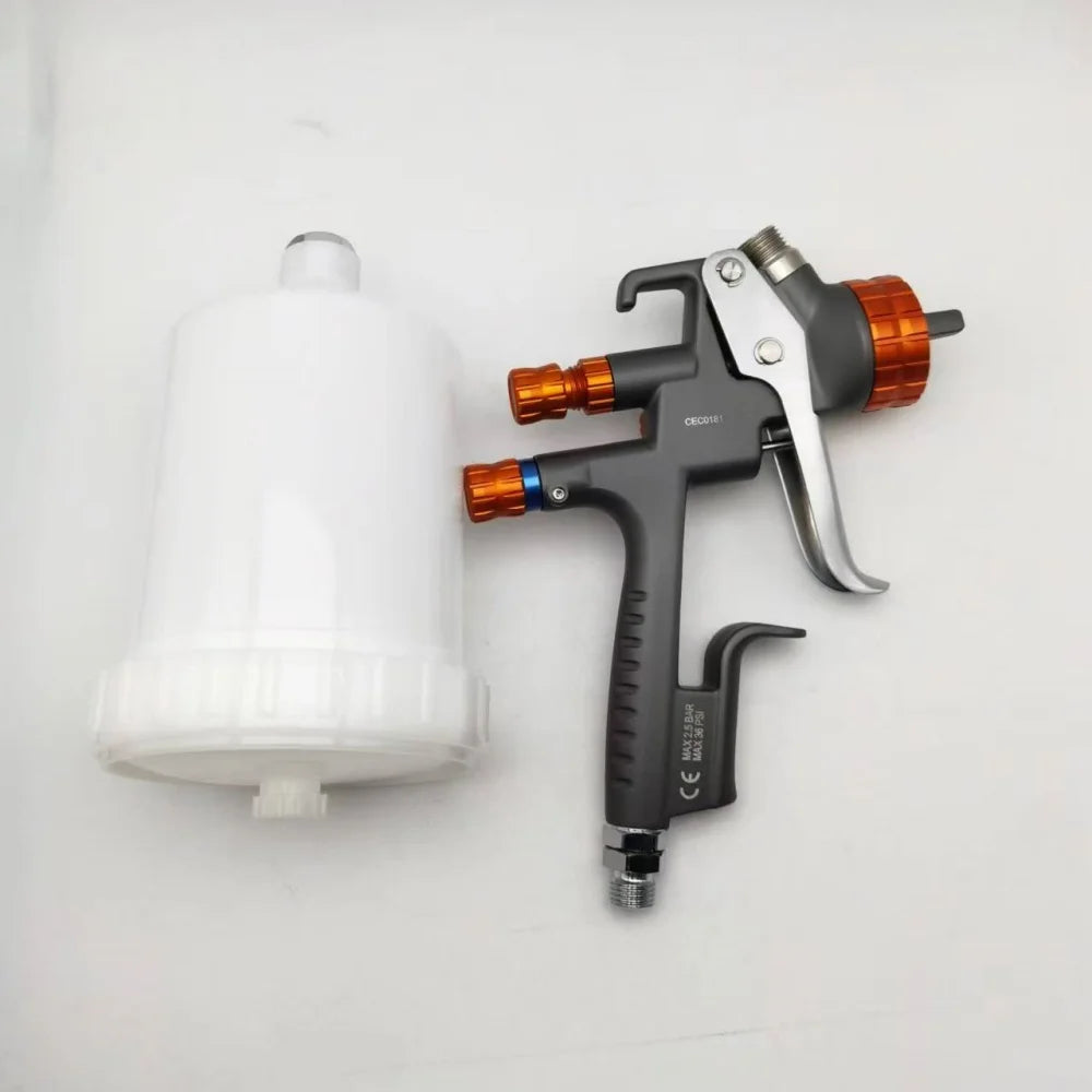 LVMP Pro RS8803 Pistola a spruzzo Ugello in acciaio inossidabile da 1,3 mm Pistola a spruzzo d'aria per vernice spray per auto Spruzzatore per vernice a base d'acqua