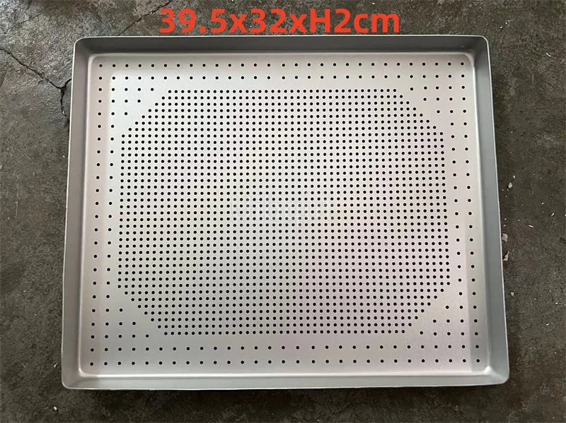 Stampo rettangolare per pane e torte, teglia da forno antiaderente, teglia rettangolare per pasticceria, teglia da cucina con fori per biscotti, utensili da forno, strumenti per panetteria.