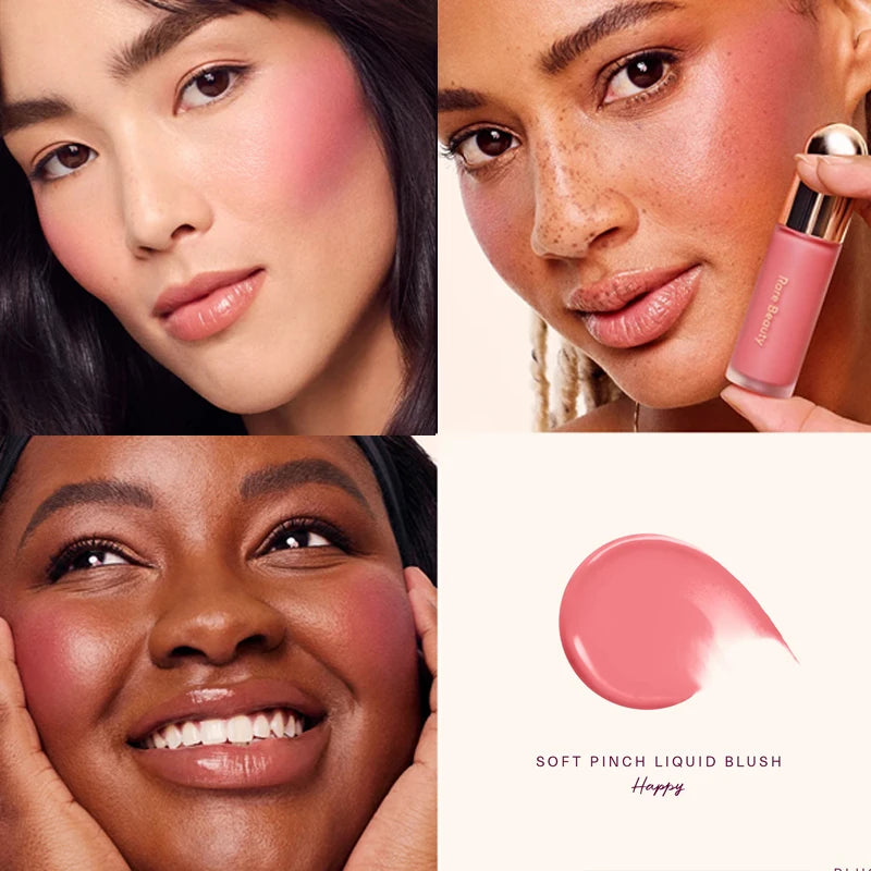 Blush Liquido Leggero e Naturale Hot Fashion Rare Beauty Soft Pinch Matte Bouncy Cushiony Cream-to-Powder