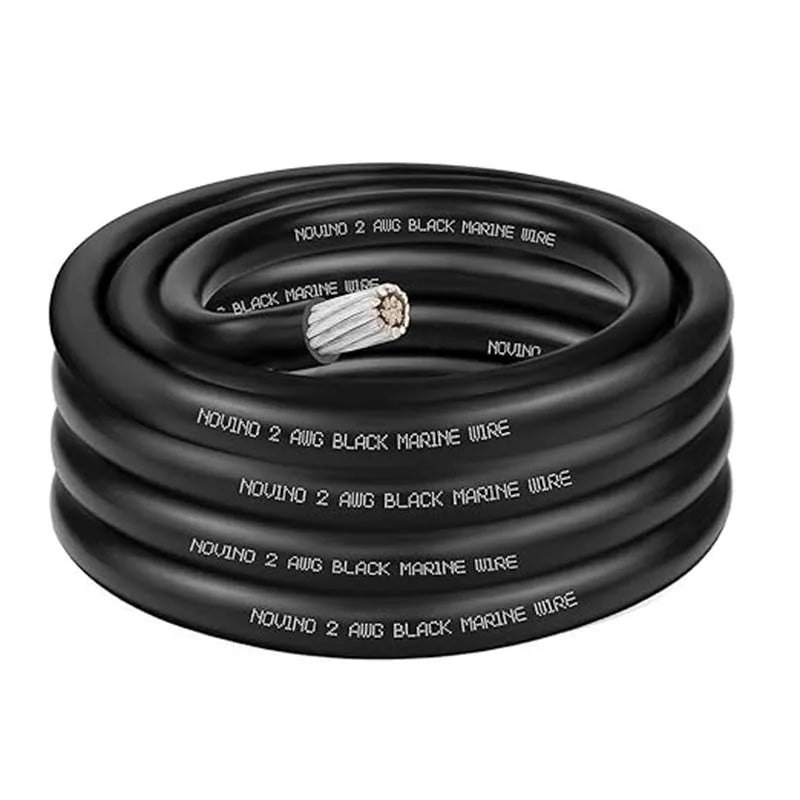 Cavo di alimentazione CA ad alta tensione 2 4 6 8 10 12 14 16 18 AWG Cavo elettrico in silicone Cavo in rame resistente al calore per inverter batteria