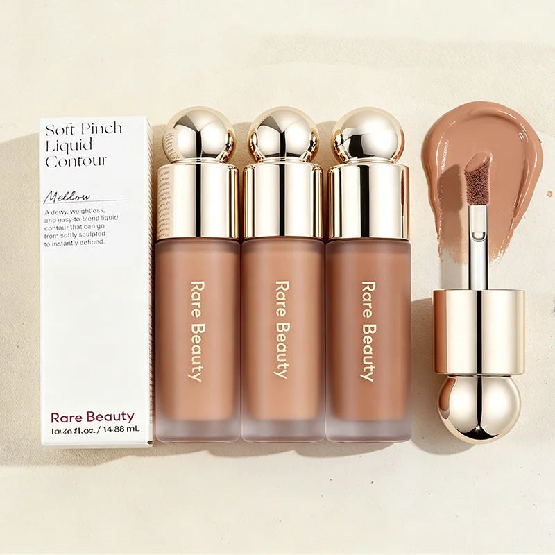Palette Rare Beauty 7 Colori Soft Pinch: Illuminante, Contorno 3D, Bronzer, Illuminante Marrone Opaco per Creare Contorni del Viso