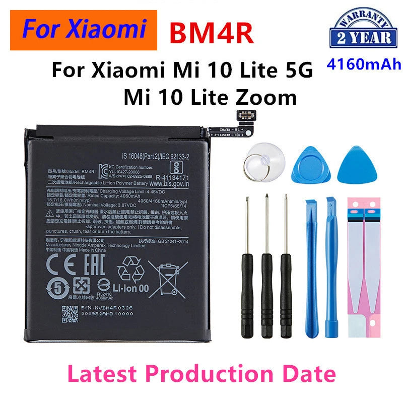 100% originale BM4M BM4N BM4Q BM4R BM55 BM4V BM52 BM4K BM4H BM4F BP42 BN61 BN62 batteria per Xiaomi Mi 11 Lite/11 Pro/11 Ultra