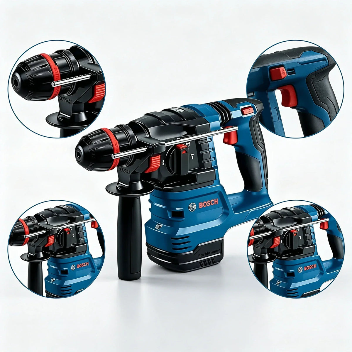 BOSCH GBH 18V-22X Trapano Tassellatore a Batteria Professionale SDS PLUS 18V Brushless Utensili Elettrici GBH 18V-22 X