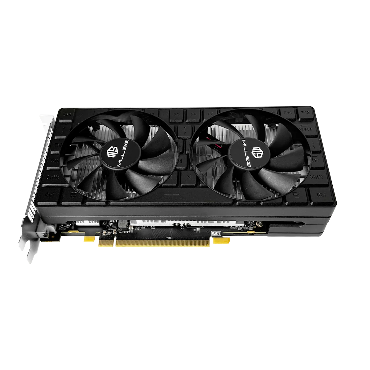 Scheda Video da Gioco MLLSE RX 580 8GB 2048SP GDDR5 256Bit 6Pin PCI Express 3.0 × 16 AMD Radeon GPU RX 580 8G