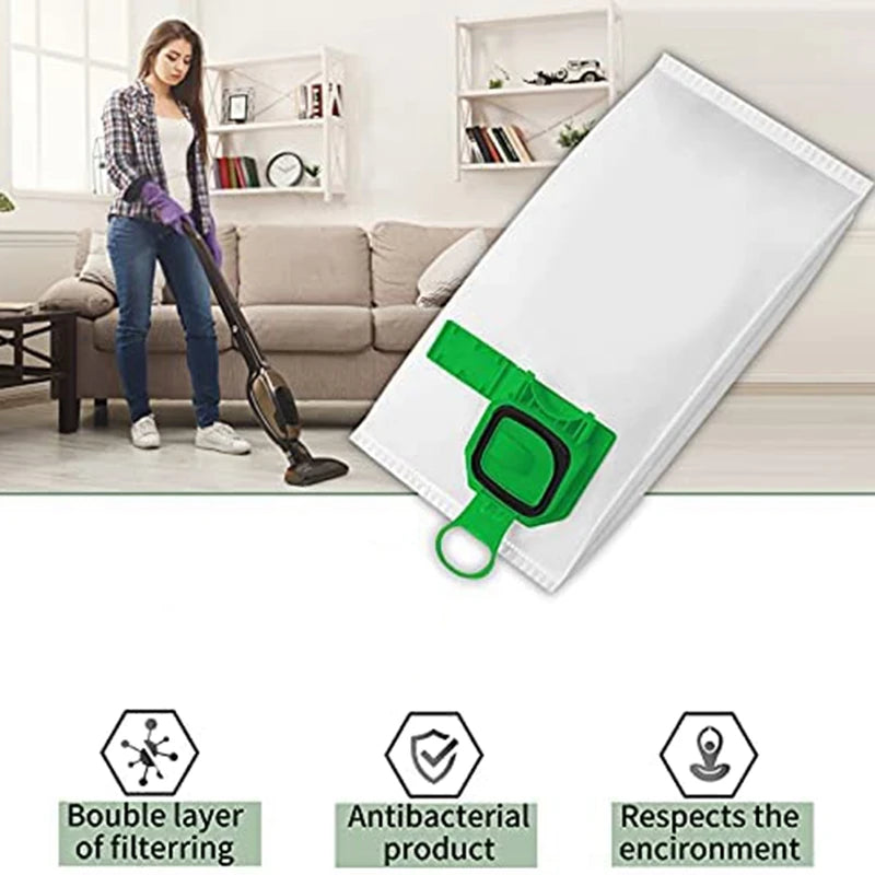 Kit di sostituzione del sacchetto per la polvere per Vorwerk VK140 VK150 FP 140/150 Aspirapolvere Filtro per la pulizia Sacchetto per la polvere Pezzi di ricambio Accessori