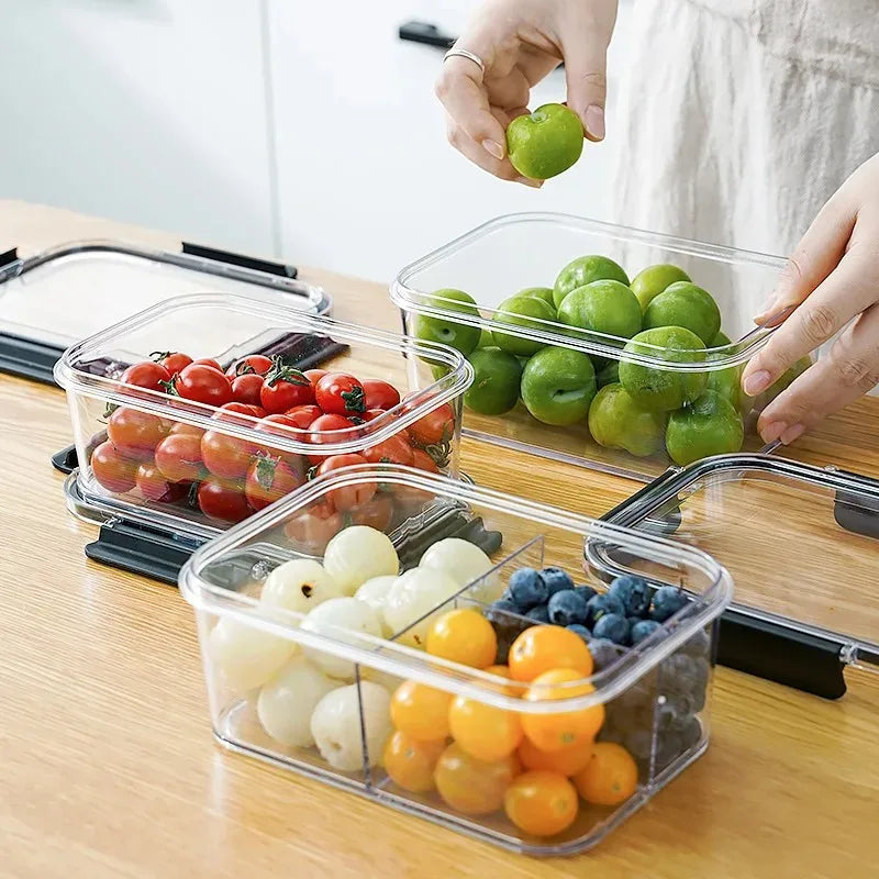 Set di 12+4 Contenitori in Vetro per Alimenti con Coperchi Ermetici, Contenitori Impilabili a Prova di Perdite per Preparazione Pasti, Scatole in Vetro Sicure per Frutta, Verdura, Cibi Cotti, Organizzazione Dispensa