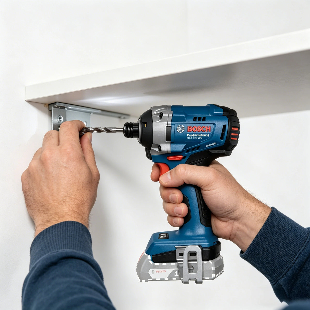 Bosch Professional GDR 18V-215 Avvitatore a Impulsi Cordless Brushless 18V, 215Nm di Coppia Elevata